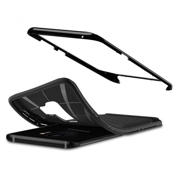 Spigen Case Neo Hybrid Cover för Samsung Galaxy S9 Plus - Svart