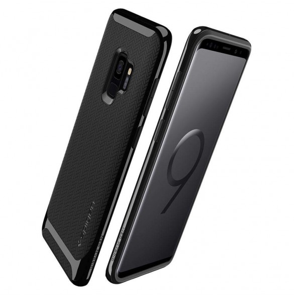 Spigen Case Neo Hybrid Cover för Samsung Galaxy S9 Plus - Svart