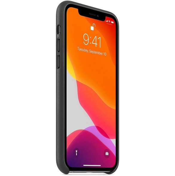 Apple MWYE2ZM/A Läderskal till iPhone 11 Pro - Svart
