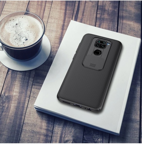 Svart och väldigt snyggt fodral till Xiaomi Redmi 10X 4G / Xiaomi Redmi Note 9.