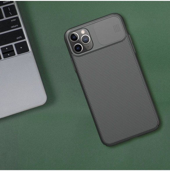 Nillkin CamShield-fodral Slim Cover med kameraskydd för iPhone 11 Pro - Svart