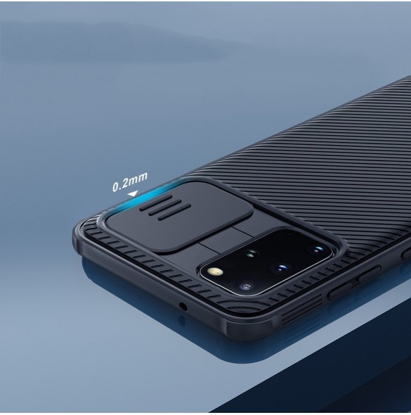 Svart och väldigt snyggt skal till Samsung Galaxy S20 Plus.