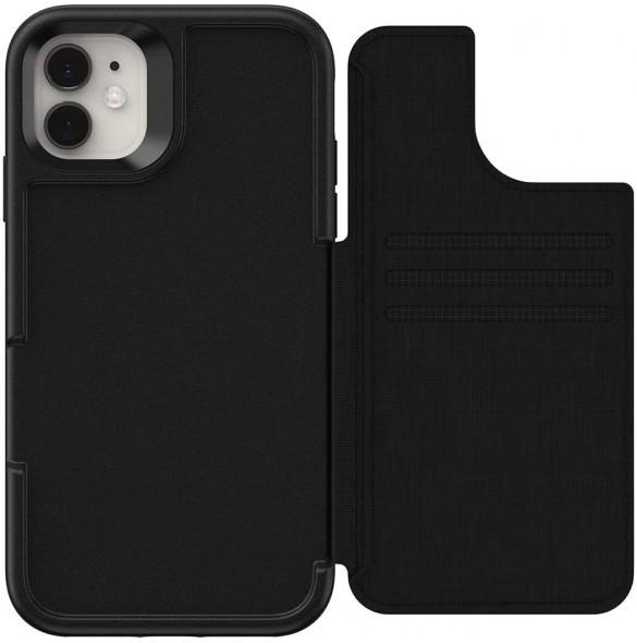 OtterBox 77-63484 LifeProof Flip Wallet Case till iPhone 11 - Dark Knight