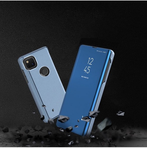 JollyFX Clear View Case cover för Google Pixel 4A -Svart