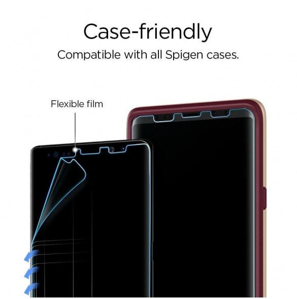 Spigen Neo Flex Case skärmskyddsfilm för Samsung Galaxy Note 9 - 2pcs