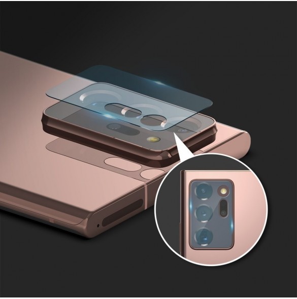 Ringke Invisible Defender 3x ID Camera Tempered Glass 0.15mm för Samsung Galaxy Note 20 Ultra - 3pcs