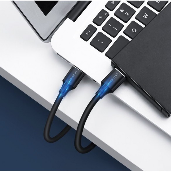 Upp till 480 Mbps hastighet för USB 2.0 dataöverföring.