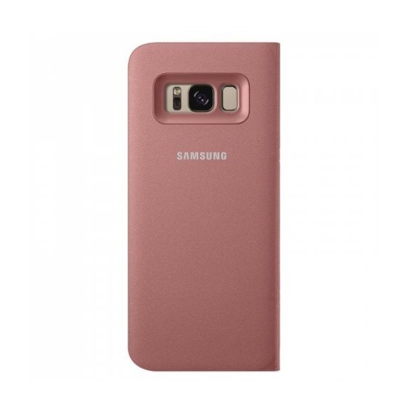 Samsung EF-NG950PPE LED View Cover Vikbart Fodral Till Samsung Galaxy S8 - Rosa