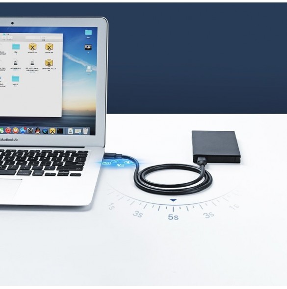 Bakåtkompatibel med USB 1.1-portar på datorn.