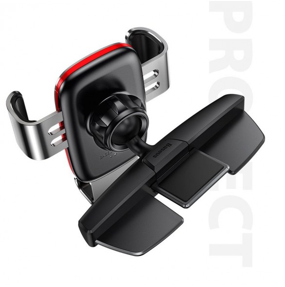 Baseus Metal Age Gravity Car Mount (CD-version) - Vit