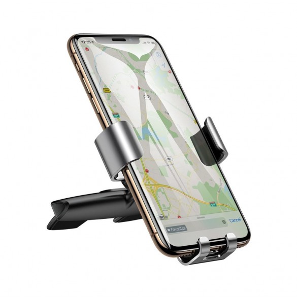Baseus Metal Age Gravity Car Mount (CD-version) - Vit