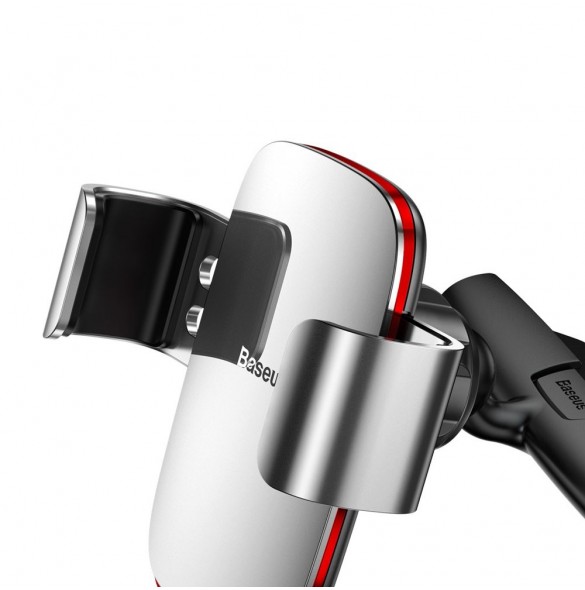 Baseus Metal Age Gravity Car Mount (CD-version) - Vit