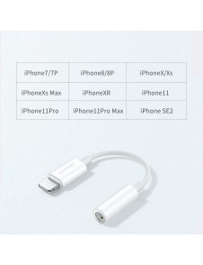 Den enkla enheten för att ansluta befintliga hörlurar, hörlurar eller bil-aux med 3,5 mm-uttag till en ny iPhone etc.