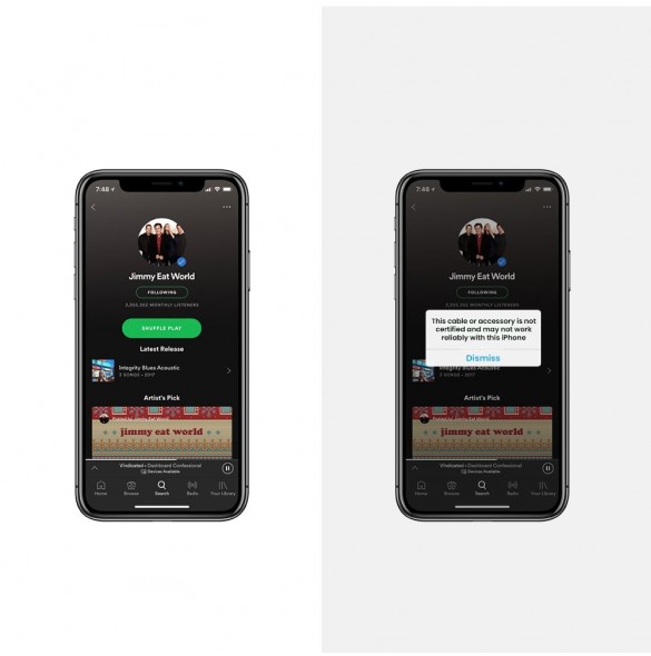 Kompakt och snygg design i ren vit färg, lätt och passar perfekt med din ursprungliga äppletelefon.