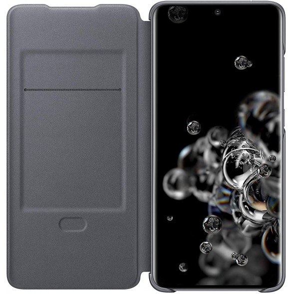 Samsung LED View Cover med LED-display för Samsung Galaxy S20 Ultra - Grå (EF-NG988PJEGEU)