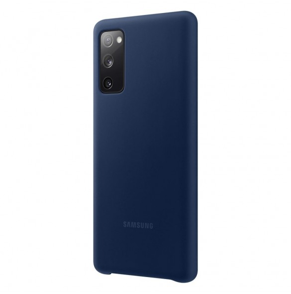 Blå och mycket snyggt omslag från Samsung.