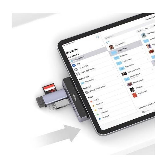 IPad och Hub är perfekt för packning, resa eller klass istället för att bära din stora bärbara dator.