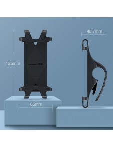 UGREEN styrhållare cykel är lämplig för de flesta mobiltelefoner eller GPS från 4 till 6,2