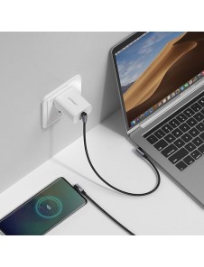 Levererar en höghastighetsladdning upp till 3A (max) med USB Type C PD-laddaren.