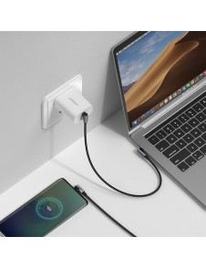 Levererar en höghastighetsladdning upp till 3A (max) med USB Type C PD-laddaren.