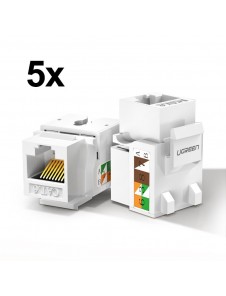 RJ45 Cat6 Keystone Jack Punch Down Female to Female Straight Through Connector.