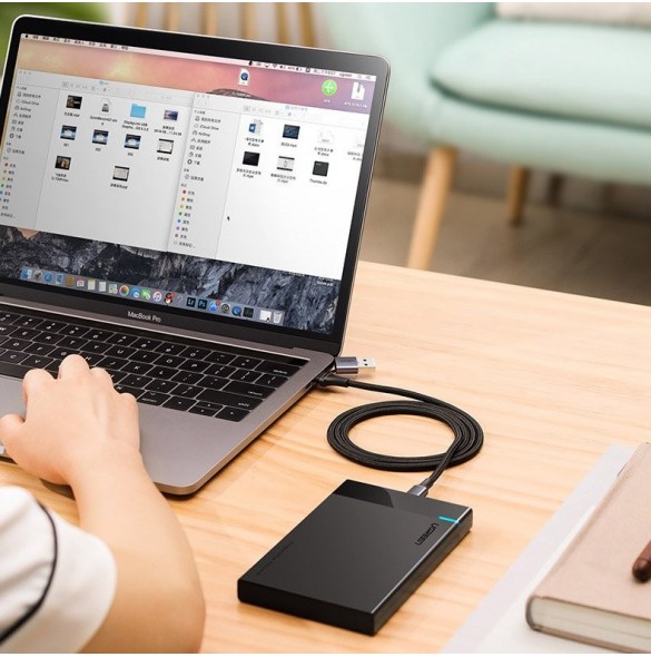 UGREEN USB 3.1 till USB Type C 2.4A Snabb laddningskabel längd 100 cm