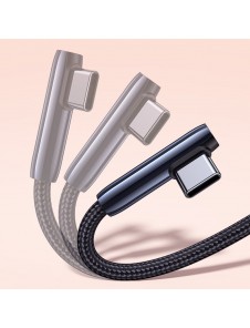 Premiumkvalitet: Nylonflätad kabel garanterar tillförlitlighet och hållbarhet.