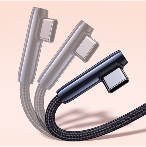 Premiumkvalitet: Nylonflätad kabel garanterar tillförlitlighet och hållbarhet.