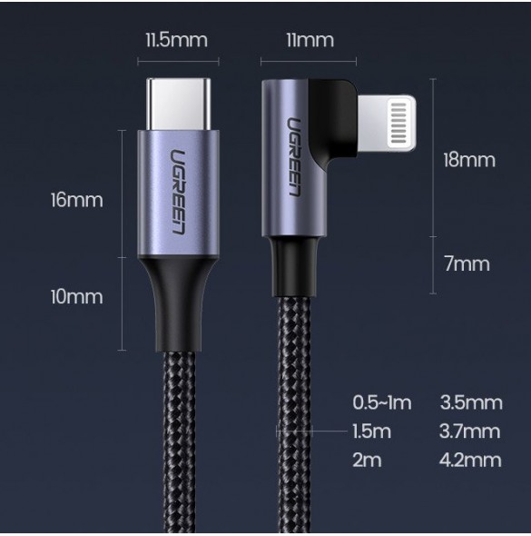 Använd C to Lightning-kabeln med din USB-C Power Delivery Charger för att ladda din iOS-enhet.
