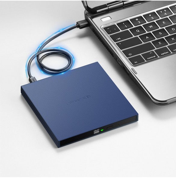Ugreen extern USB DVD optisk enhet läs skriv - Grå (40576CM138)