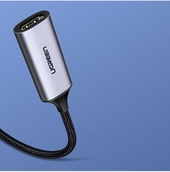 Type C HDMI-kabeladaptern har en kompakt och tunn storlek som gör den bärbar och lämplig för resor, hem eller kontor.