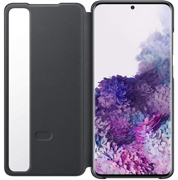 Samsung Clear View Cover med intelligent skärm för Samsung Galaxy S20 Plus - Svart (EF-ZG985CBEGEU)