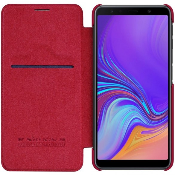 Red and very stylish cover for Samsung Galaxy A7 2018 A750.