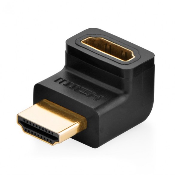 Kontaktdon: HDMI hane (typ A), HDMI hona vinklad (typ A).