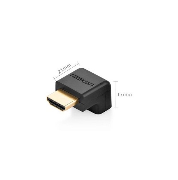 Praktisk HDMI-adapter: stöder Audio Return Channel, HDMI Ethernet Channel och 3D.