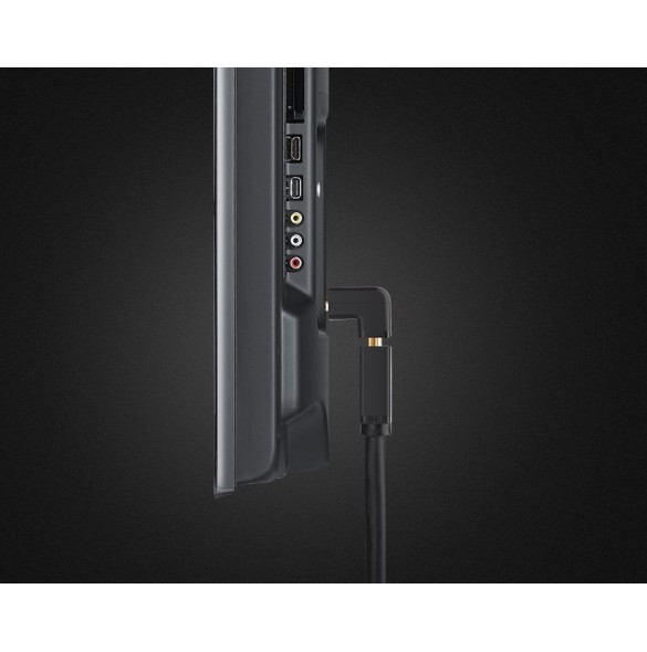 Ger dig den flexibilitet du behöver utan att riskera att böja dina HDMI-kablar.