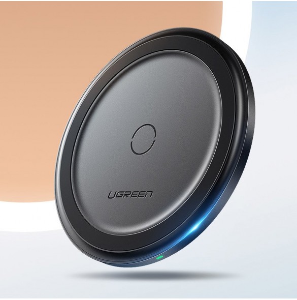 Glödande grön lampa indikerar slutförandet av laddningen av enheten (för Samsungs smartphones);