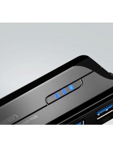 Förläng 3 portar USB 3.0, bekvämt för din flash-enhet, tangentbord, mus, kamera, skrivare, hårddisk etc.