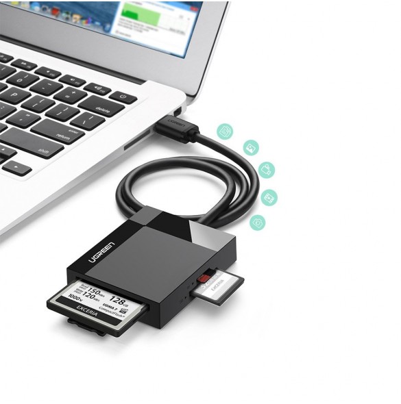 Med fyra kortplatser: CF / TF / SD / MS.
