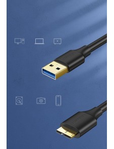 Anslutning 2: Micro USB typ B
