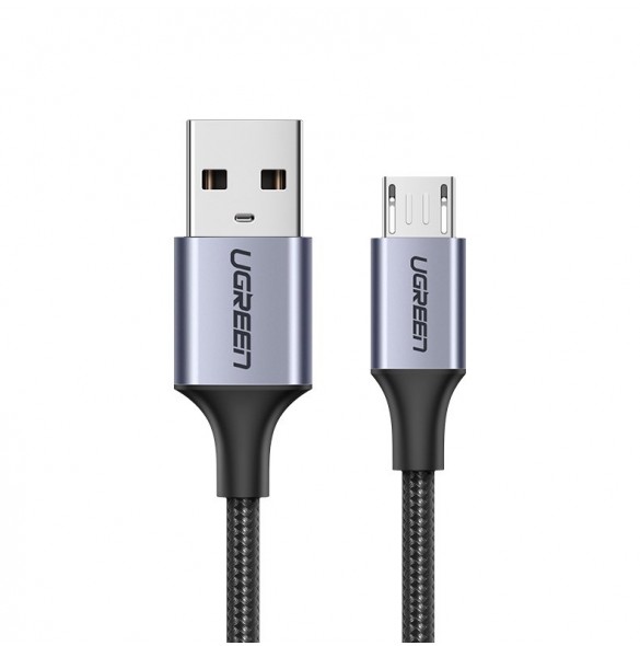 Ugreen USB - micro USB-kabel 1m - Grå (60146)