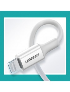 Med denna blixt till USB-C-kabel kan du ladda din enhet mer än dubbelt så snabbt som kabeln levereras med din iPhone.