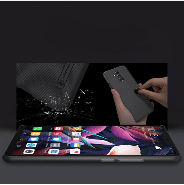 Svart och väldigt snyggt skydd för Huawei Mate 20 Lite.