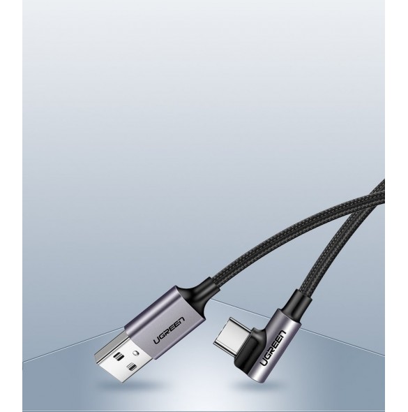 Rektangulär USB C: UGREEN USB-C-kabel med innovativ 90 graders L-design.