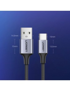 UGREEN Flätad USB C-kabel gör att du kan ansluta senaste typ C.