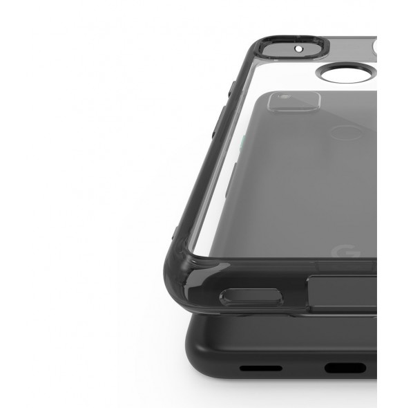 Ringke Fusion PC Case med TPU Bumper till Google Pixel 4A - Klar