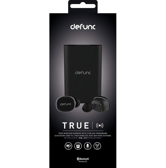 DeFunc True Earbud Trådlösa hörlurar - Svart
