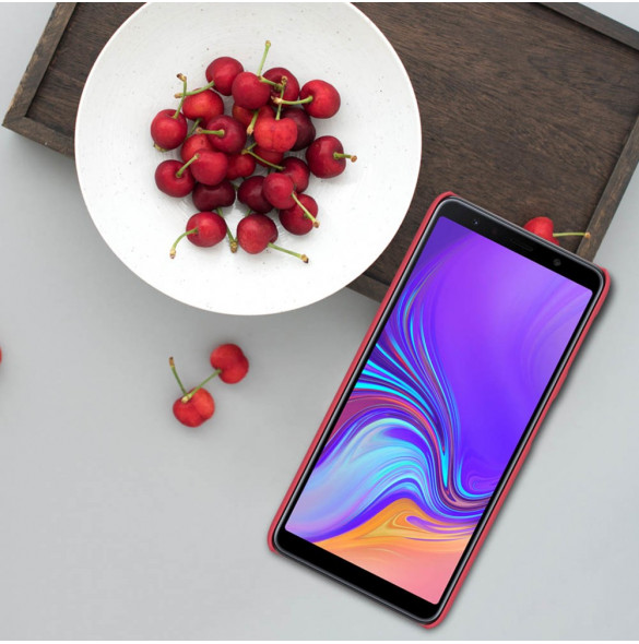 Rött och väldigt snyggt skydd till Samsung Galaxy A7 2018 A750.