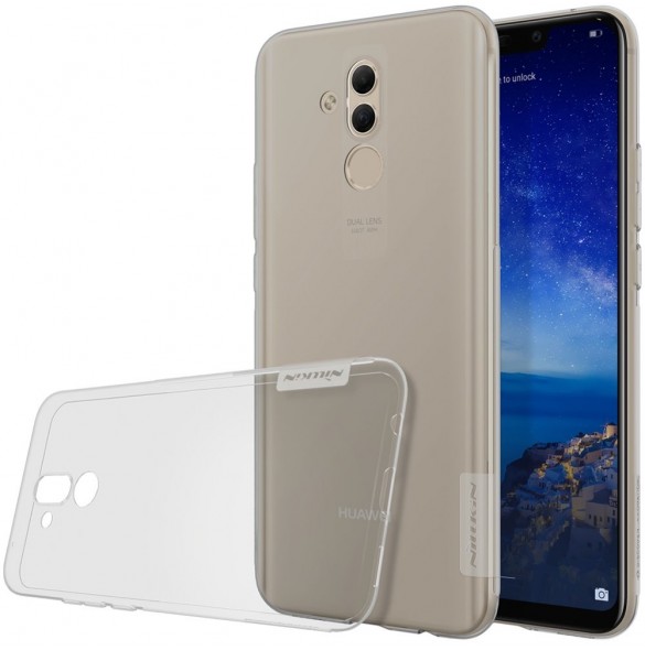 Grå och väldigt snyggt skydd för Huawei Mate 20 Lite.