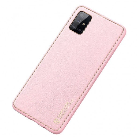 Rosa och mycket elegant omslag Samsung Galaxy A51.